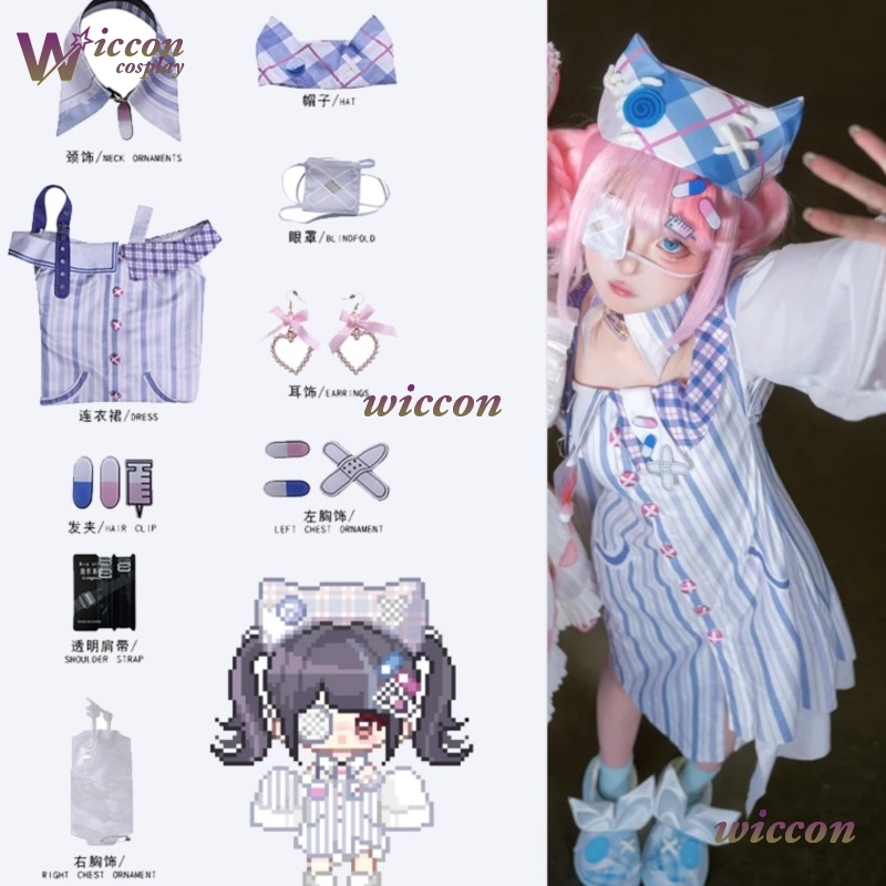 Anime Cosplay Idea - Ynot infinito nikki cosplay traje peruca