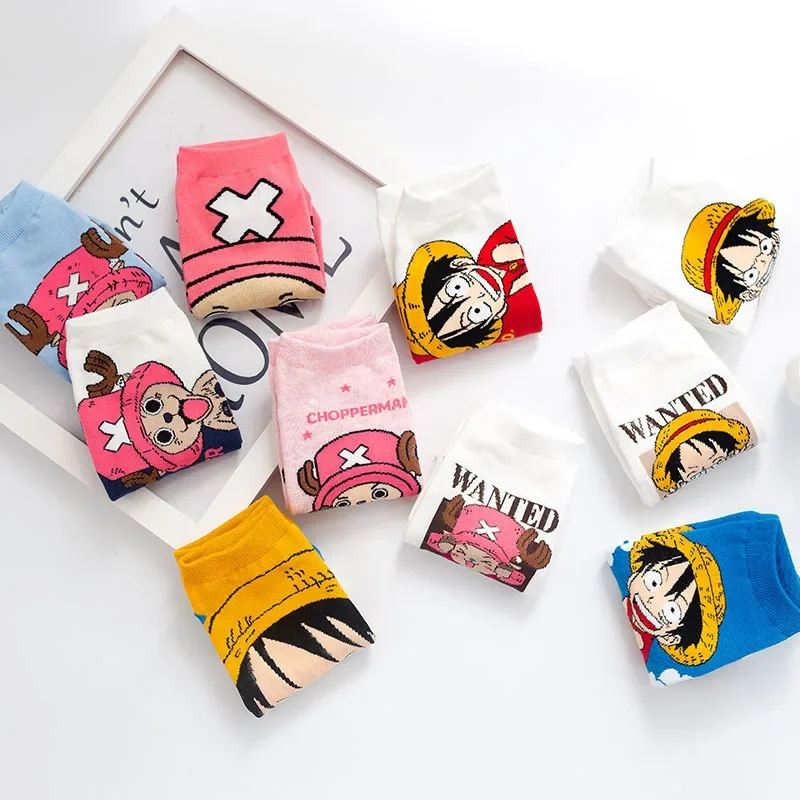 Meias curtas de anime One Piec - Anime Cosplay Idea avaliação e preço