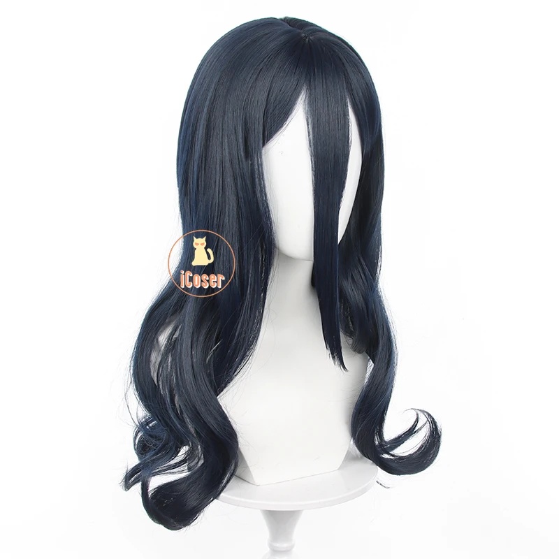 3,v;5'h\8/Peruca de cosplay de - Anime Cosplay Blue Hair avaliação e preço