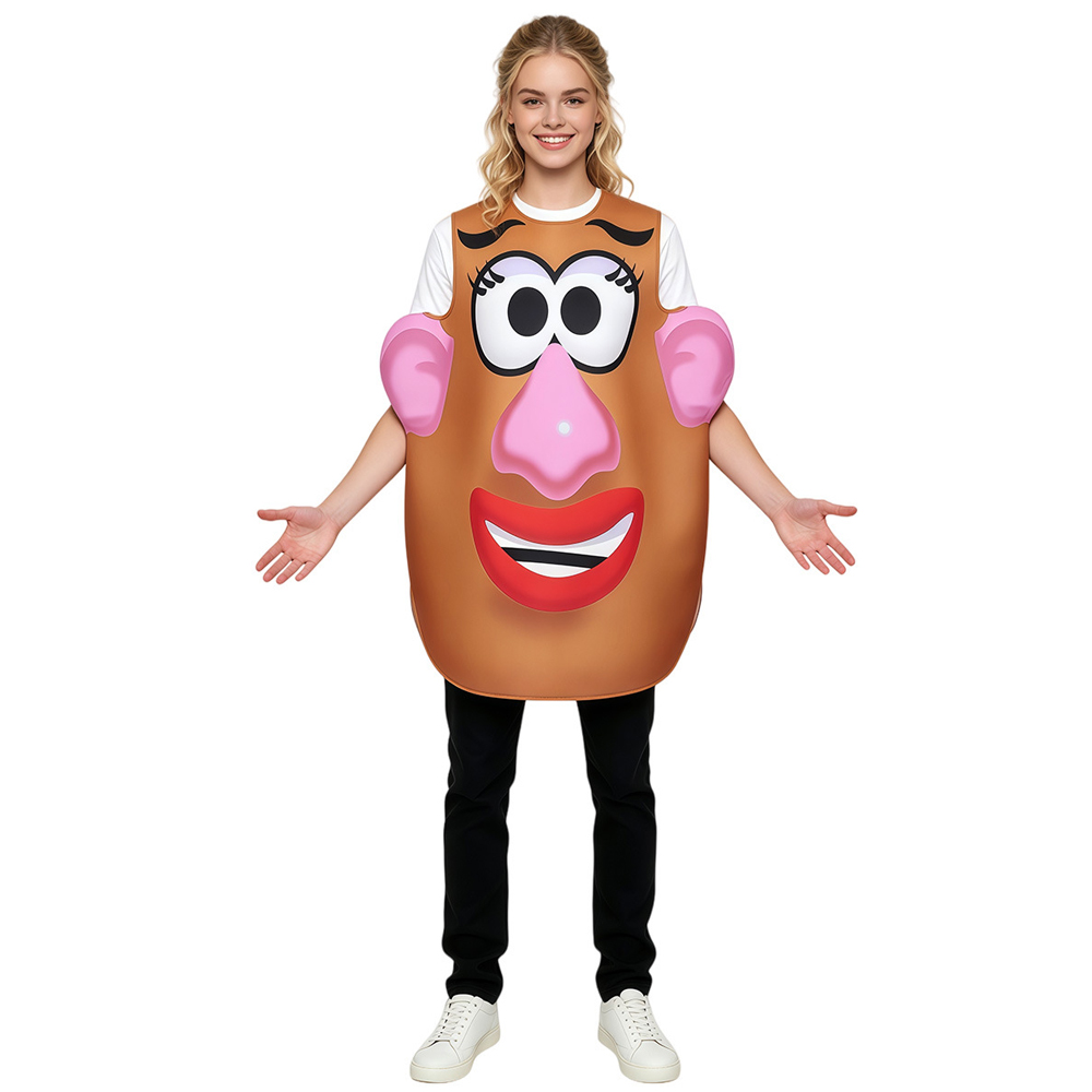 Fantasia de Cabeça de Batata S - Anime Cosplay Couple avaliação e preço