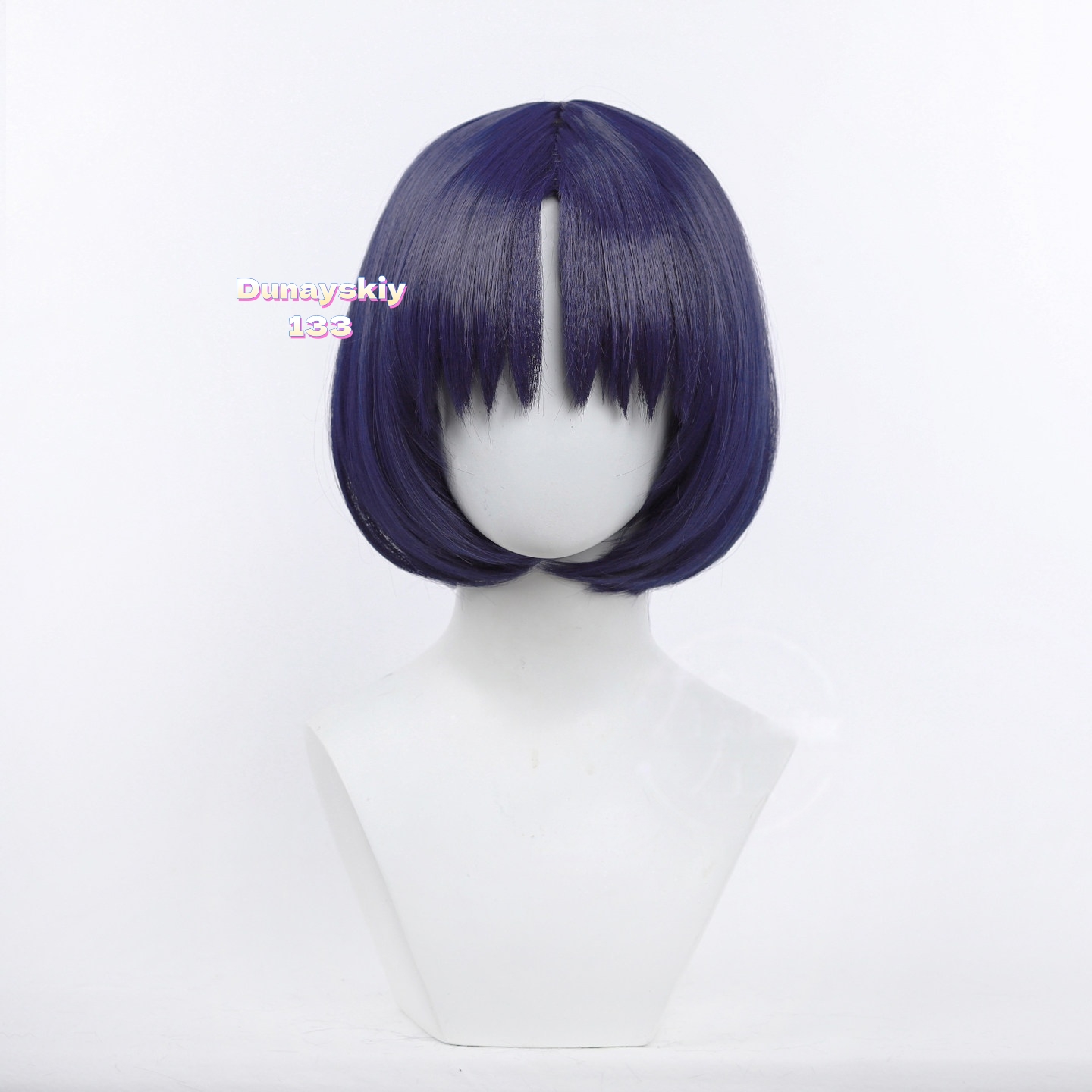 Peruca de cosplay de Akane Ten - Anime Cosplay Blue Hair avaliação e preço