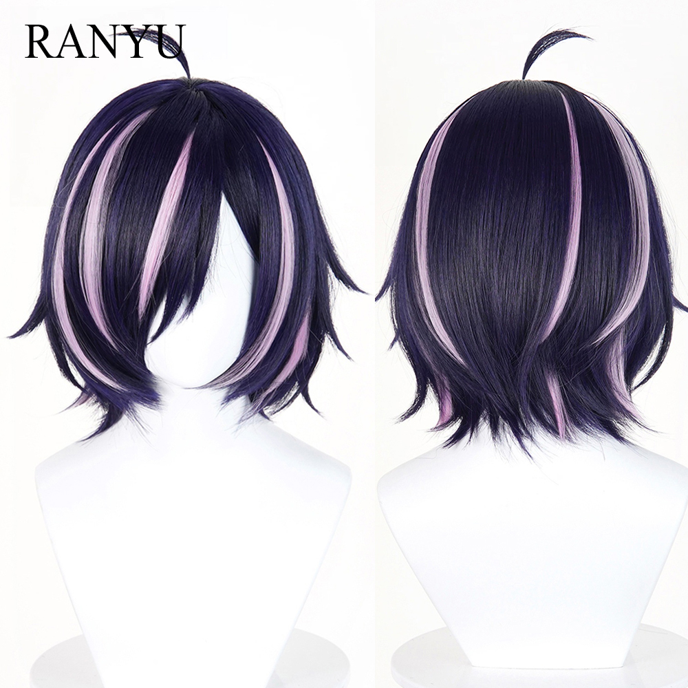 Perucas sintéticas curtas e li - Anime Cosplay Idea avaliação e preço